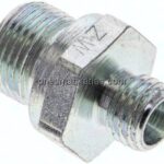 Gerade Schneidringverschr. G 3/8"-6 L (M12x1,5), ohne Mutter & Schneidring, Stahl verzinkt