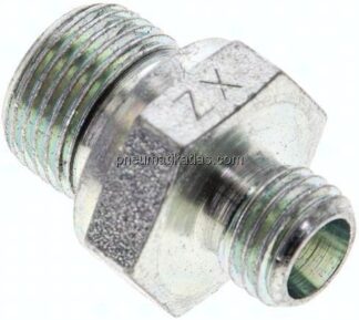 Gerade Schneidringverschr. G 3/8"-6 L (M12x1,5), ohne Mutter & Schneidring, Stahl verzinkt