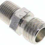 Gerade Schneidringverschr. NPT 1/8"-6 L (M12x1,5), ohne Mutter & Schneidring, Stahl verzinkt