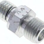 Gerade Schneidringverschr. M 12x1,5-6 S (M14x1,5), ohne Mutter & Schneidring, Stahl verzinkt