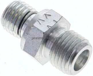 Gerade Schneidringverschr. M 12x1,5-6 S (M14x1,5), ohne Mutter & Schneidring, Stahl verzinkt