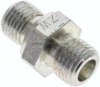 Gerade Schneidringverschr. G 1/4"-6 S (M14x1,5), ohne Mutter & Schneidring, Stahl verzinkt