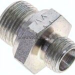 Gerade Schneidringverschr. M 18x1,5-8 L (M14x1,5), ohne Mutter & Schneidring, Stahl verzinkt
