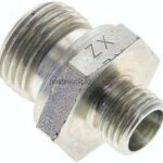 Gerade Schneidringverschr. G 1/2"-8 L (M14x1,5), ohne Mutter & Schneidring, Stahl verzinkt