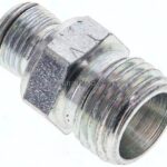 Gerade Schneidringverschr. G 1/8"-8 L (M14x1,5), ohne Mutter & Schneidring, Stahl verzinkt