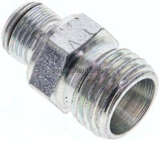 Gerade Schneidringverschr. G 1/8"-8 L (M14x1,5), ohne Mutter & Schneidring, Stahl verzinkt