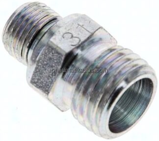 Gerade Schneidringverschr. G 1/8"-8 L (M14x1,5), ohne Mutter & Schneidring, Stahl verzinkt