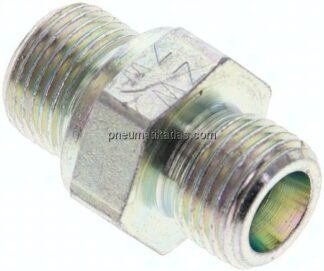 Gerade Schneidringverschr. G 3/8"-8 S (M16x1,5), ohne Mutter & Schneidring, Stahl verzinkt