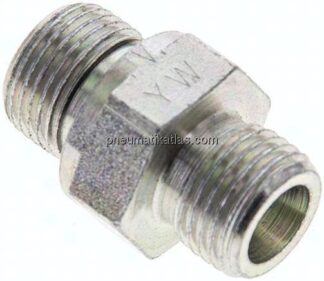 Gerade Schneidringverschr. G 3/8"-8 S (M16x1,5), ohne Mutter & Schneidring, Stahl verzinkt