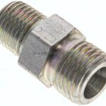 Gerade Schneidringverschr. R 1/4"-8 S (M16x1,5), ohne Mutter & Schneidring, Stahl verzinkt