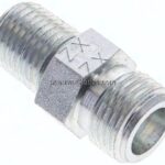 Gerade Schneidringverschr. NPT 1/4"-8 S (M16x1,5), ohne Mutter & Schneidring, Stahl verzinkt