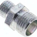 Reduzierverschraubung 10 L (M16x1,5)-6 L (M12x1,5), ohne Mutter & Schneidring, Stahl verzinkt