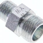 Reduzierverschraubung 10 S (M18x1,5)-6 S (M14x1,5), ohne Mutter & Schneidring, Stahl verzinkt