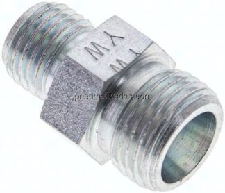 Reduzierverschraubung 10 S (M18x1,5)-6 S (M14x1,5), ohne Mutter & Schneidring, Stahl verzinkt