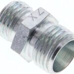 Reduzierverschraubung 10 L (M16x1,5)-8 L (M14x1,5), ohne Mutter & Schneidring, Stahl verzinkt