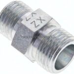 Reduzierverschraubung 10 S (M18x1,5)-8 S (M16x1,5), ohne Mutter & Schneidring, Stahl verzinkt
