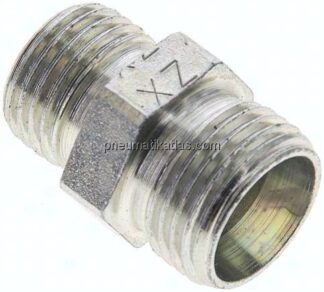 Reduzierverschraubung 12 L (M18x1,5)-10 L (M16x1,5), ohne Mutter & Schneidring, Stahl verzinkt