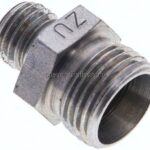Reduzierverschraubung 12 L (M18x1,5)-6 L (M12x1,5), ohne Mutter & Schneidring, Stahl verzinkt