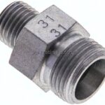 Reduzierverschraubung 12 S (M20x1,5)-6 S (M14x1,5), ohne Mutter & Schneidring, Stahl verzinkt