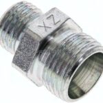 Reduzierverschraubung 12 L (M18x1,5)-8 L (M14x1,5), ohne Mutter & Schneidring, Stahl verzinkt