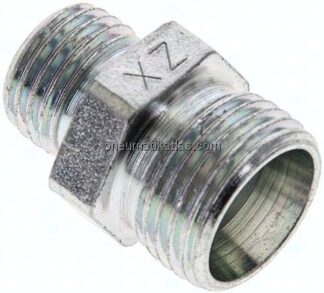 Reduzierverschraubung 12 L (M18x1,5)-8 L (M14x1,5), ohne Mutter & Schneidring, Stahl verzinkt