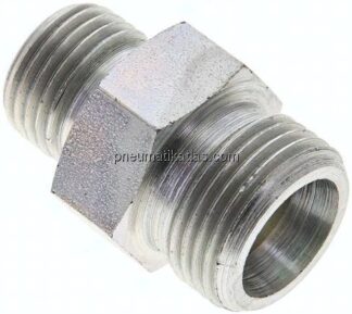 Reduzierverschraubung 12 S (M20x1,5)-8 S (M16x1,5), ohne Mutter & Schneidring, Stahl verzinkt