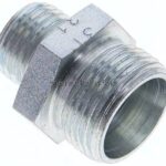 Reduzierverschraubung 15 L (M22x1,5)-10 L (M16x1,5), ohne Mutter & Schneidring, Stahl verzinkt