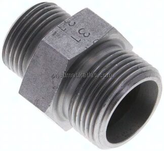 Reduzierverschraubung 16 S (M24x1,5)-12 S (M20x1,5), ohne Mutter & Schneidring, Stahl verzinkt