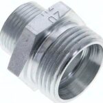 Reduzierverschraubung 22 L (M30x2)-15 L (M22x1,5), ohne Mutter & Schneidring, Stahl verzinkt