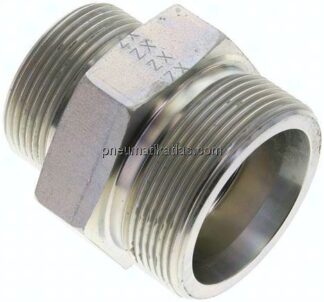 Reduzierverschraubung 38 S (M52x2)-30 S (M42x2), ohne Mutter & Schneidring, Stahl verzinkt