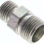 Reduzierverschraubung 8 LL (M12x1)-6 LL (M10x1), ohne Mutter & Schneidring, Stahl verzinkt