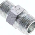 Reduzierverschraubung 8 S (M16x1,5)-6 S (M14x1,5), ohne Mutter & Schneidring, Stahl verzinkt