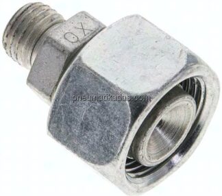 Reduziereinsatz 15 L-6 L (M12x1,5), ohne Mutter & Schneidring, Stahl verzinkt