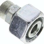 Reduziereinsatz 18 L-12 L (M18x1,5), ohne Mutter & Schneidring, Stahl verzinkt