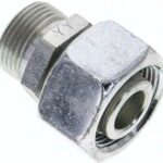 Reduziereinsatz 18 L-15 L (M22x1,5), ohne Mutter & Schneidring, Stahl verzinkt