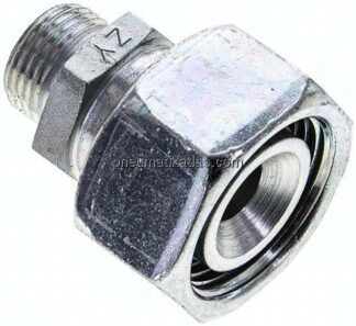 Reduziereinsatz 22 L-12 L (M18x1,5), ohne Mutter & Schneidring, Stahl verzinkt