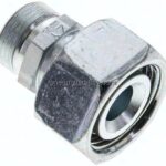Reduziereinsatz 22 L-15 L (M22x1,5), ohne Mutter & Schneidring, Stahl verzinkt