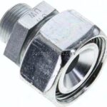 Reduziereinsatz 28 L-15 L (M22x1,5), ohne Mutter & Schneidring, Stahl verzinkt