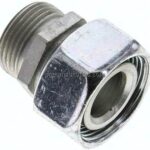 Reduziereinsatz 28 L-22 L (M30x2), ohne Mutter & Schneidring, Stahl verzinkt