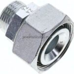 Reduziereinsatz 35 L-22 L (M30x2), ohne Mutter & Schneidring, Stahl verzinkt