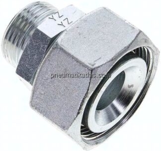 Reduziereinsatz 35 L-22 L (M30x2), ohne Mutter & Schneidring, Stahl verzinkt