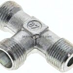 LE-Schneidringverschraubung R 3/8"-10 S (M18x1,5), ohne Mutter & Schneidring, Stahl verzinkt