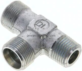 LE-Schneidringverschraubung R 1/2"-16 S (M24x1,5), ohne Mutter & Schneidring, Stahl verzinkt
