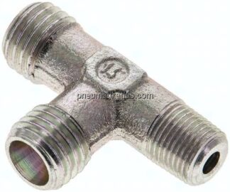 LE-Schneidringverschraubung R 1/8"-6 L (M12x1,5), ohne Mutter & Schneidring, Stahl verzinkt