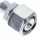 Reduziereinsatz 12 L-6 L (M12x1,5), ohne Mutter & Schneidring, Stahl verzinkt