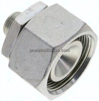 Reduziereinsatz 30 S-10 S (M18x1,5), ohne Mutter & Schneidring, Stahl verzinkt