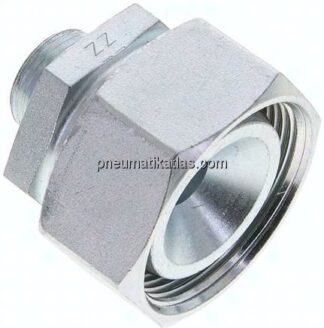 Reduziereinsatz 35 L-15 L (M22x1,5), ohne Mutter & Schneidring, Stahl verzinkt