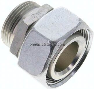 Reduziereinsatz 35 L-28 L (M36x2), ohne Mutter & Schneidring, Stahl verzinkt
