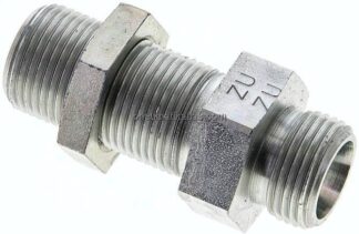 Schott-Schneidringverschraubung 12 S (M20x1,5), ohne Mutter & Schneidring, Stahl verzinkt