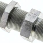 Schott-Schneidringverschraubung 16 S (M24x1,5), ohne Mutter & Schneidring, Stahl verzinkt